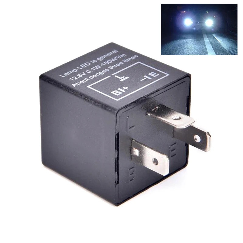 LED Flasher Blinker CF14KT  JL-02 3-Pin 12V 0.02A-20A Cheapest Electronic LED Turn Signals Relay Fix Flasher Blinker