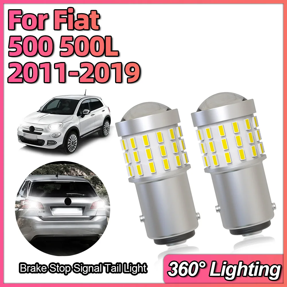

Светодиодная лампа 1157 BAY15D P21/5W, автомобильный сигнал поворота, лампы стоп-сигнала 12 В для Fiat 500 500L 2011 2012 2013 2014 2015 2016 2017 2018 2019