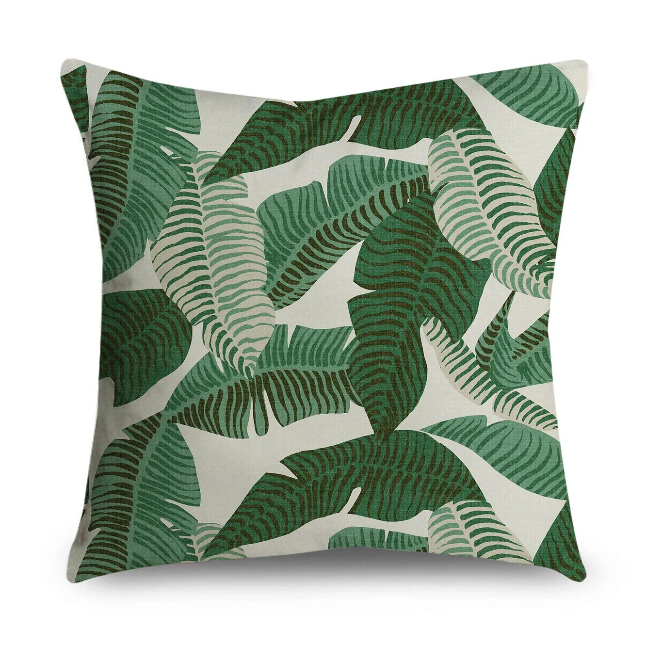 Sofa Cushion Decor Home  Pillowcase Green Pattern Geometric  Cover