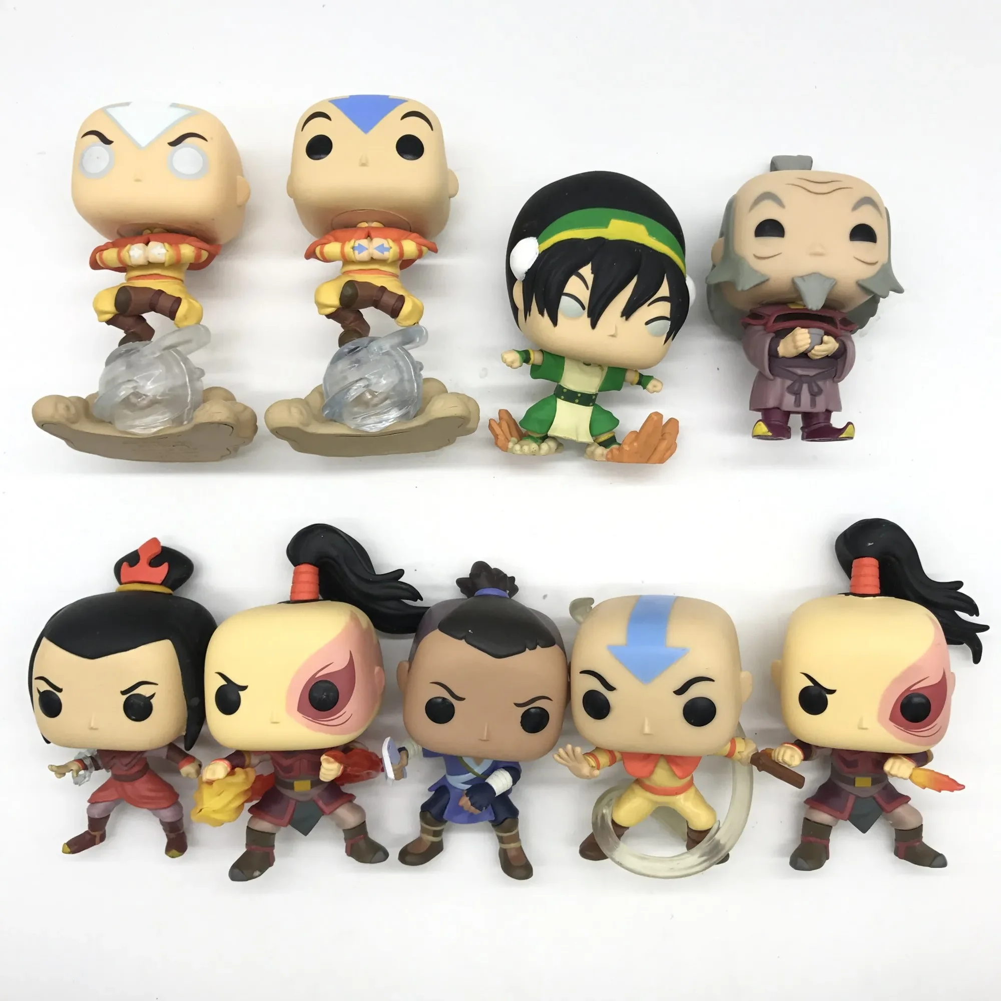 Avatar ostatnie airbenders Luminous AZULA /Aang/ KATARA/ ZUKO/APPA/ SOKKAZUKO winylowe figurki akcji Model kolekcjonerski zabawka