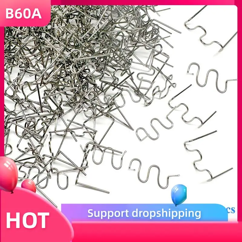 

B60A 1400 пластиковых скоб для сварки, пластиковые сварочные скобы, волнистые горячие скобы 0,6 0,8 мм, сварочные принадлежности для сварщика пластика