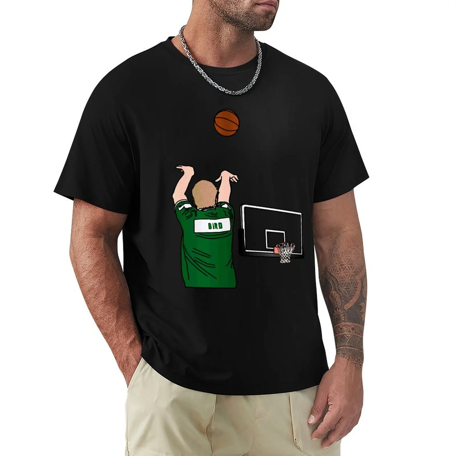 

Bird 3-Point Warm Up Shoulder Cannon T-Shirt summer shirt summer top valentines boutique clothes graphics mens plain t shirts