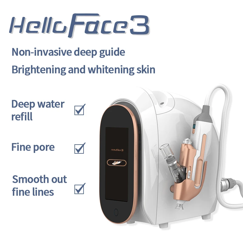 Portable Needle Free Mesotherapy Injector High Pressure Spray Meso Gun for Skin Rejuvenation