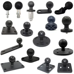 Soporte Base de motocicleta con cabeza de bola de 1 pulgada para Garmin DSLR Gopro Xiaomi para teléfono soporte GPS montaje Ram Garmin Zumo/TomTom