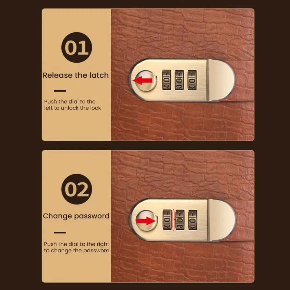 Money Organizer with Lock Savings Book with 100 Slots Three-digit Password Lock Transparent Pages Design Personal Money