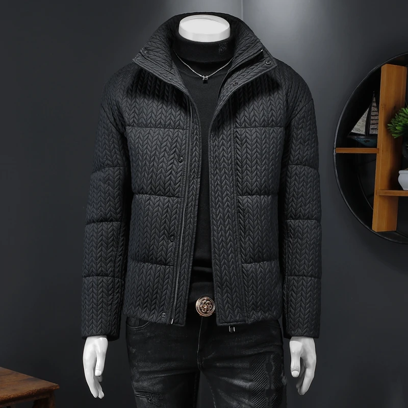 BATMO 2023 new arrival winter 90% white duck down jackets men,mens warm thicked blazer, 9918