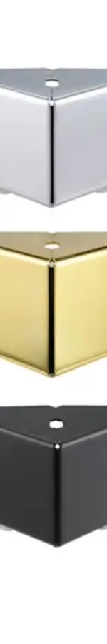 

4pcs Heavy Load Bearing Furnitures Legs Metal Cabinet Three-pronged Feet Triangle Sofa Legs DIY Furnitures Hardware Legs