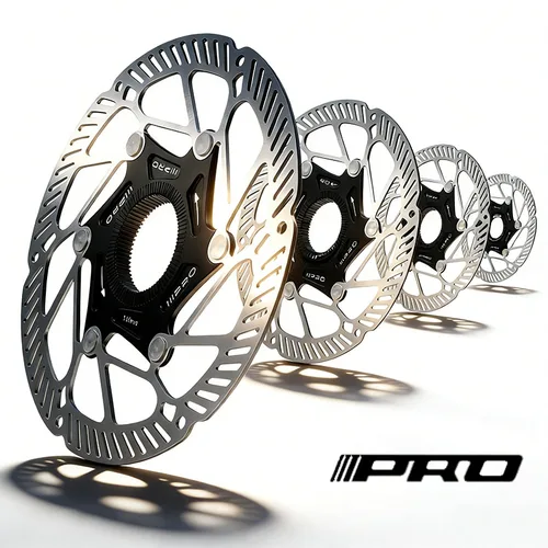 Imagen 1 del producto Disco de Freno Flotante para Bicicleta IIIPRO, 140/160/180/203 mm, Bloqueo Central, Disco de Freno Ultraligero de Alta Resistencia, Pieza de Bicicleta con Diseño Abstracto