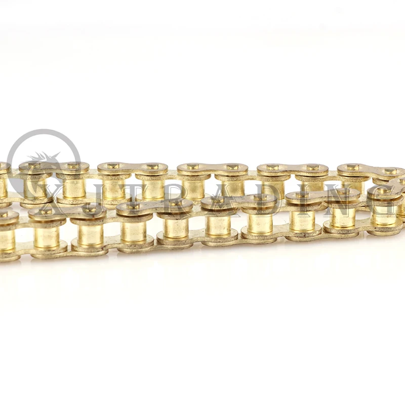 420 Chains Gold 102L/104L/108L/126L/132L/140L links chain For 50cc-150cc dirt bike/pit bike CRF 50 70 SSR Pit Dirt Bike