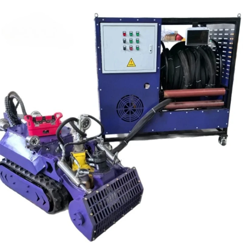 روبوت التجريف عالي الأداء هو آلة صناعية تستخدم لتنظيف خطوط أنابيب الصرف الصحي #1