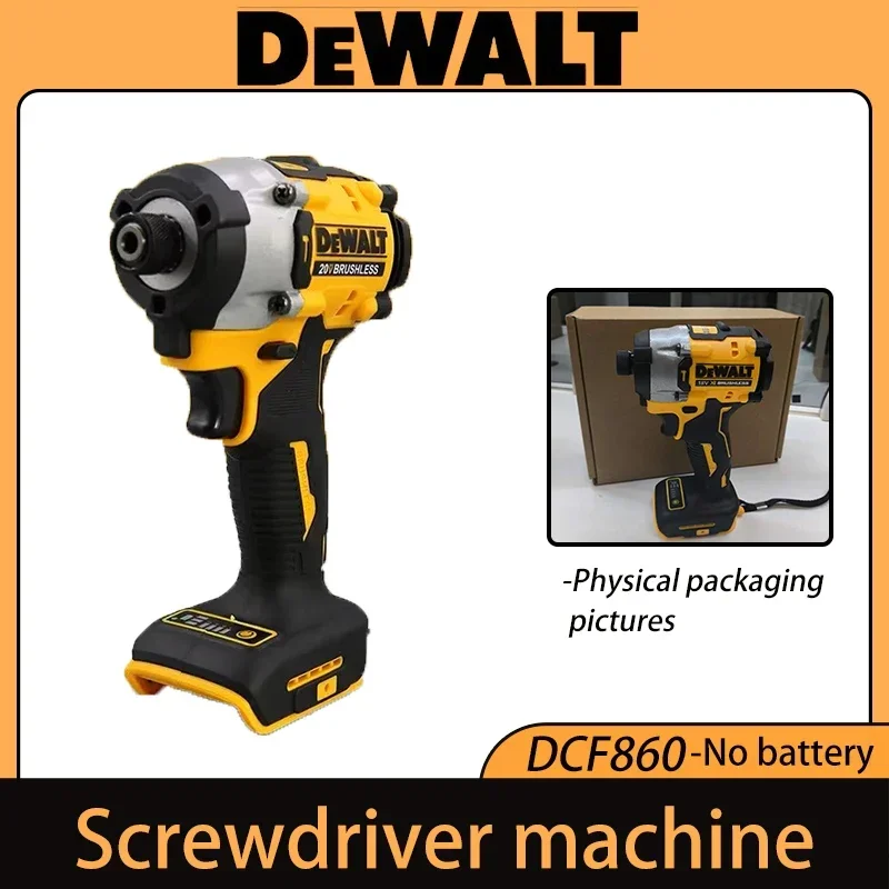 

DEWALT DCF860 Kit Brushless Cordless Premium Impact Driver 282NM 20V Power Tools Without Battery woodworking tools drill