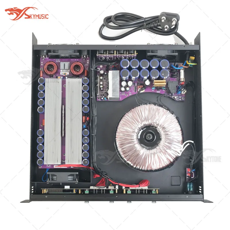 

4X1200W Audio Power Amplifier, T1204 Class TD 2U High Power Amplifier