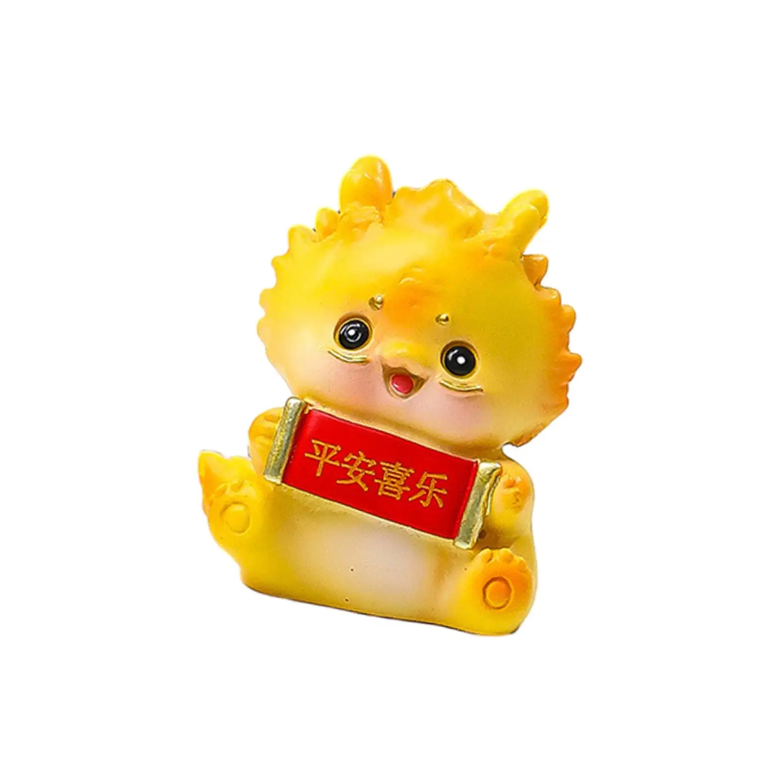 Dragon Statue Table Sculpture Collection Car Dashboard Decor Desktop Ornament for Spring Festival Shelf Centerpiece Bookshelf