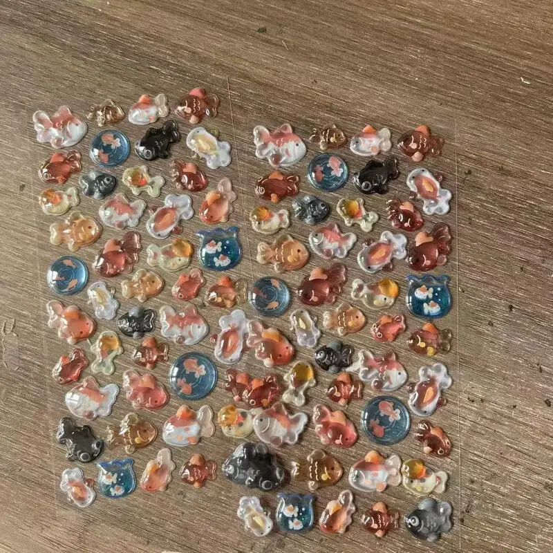 

Japanese Style Shiba Inu Sushi 3D Relief Crystal Sticker Kawaii Creativity Phone Case Diy Decoration Student Cartoon Reward Toys