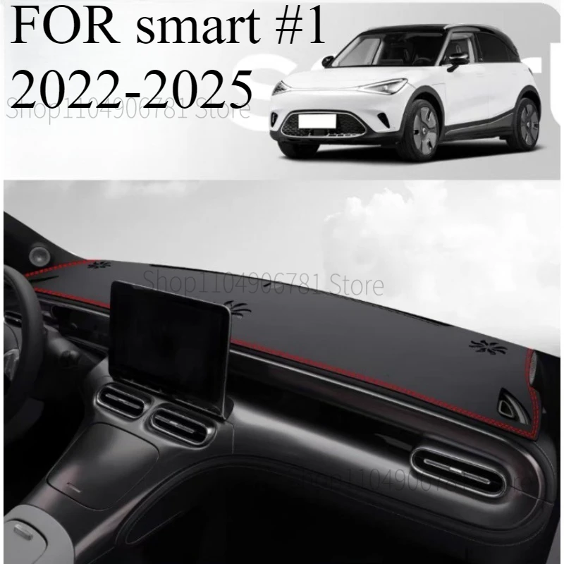 FOR smart #1 2022-2025 Car Dash Mat Dashmat Dashboard Mat Cover Sun Shade Dash Board Cover Carpet Accessories