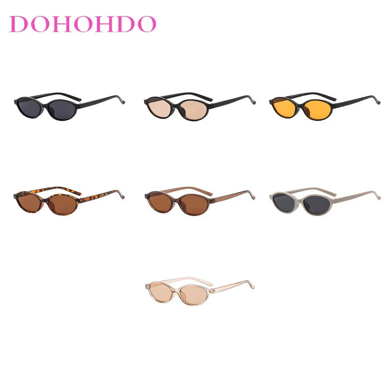 

Trendy Fashion Cute Oval Small Frame Sunglasses Men Women Retro Outdoor Driving Travel Sun Glasses Ladies Shades UV400 Lentes