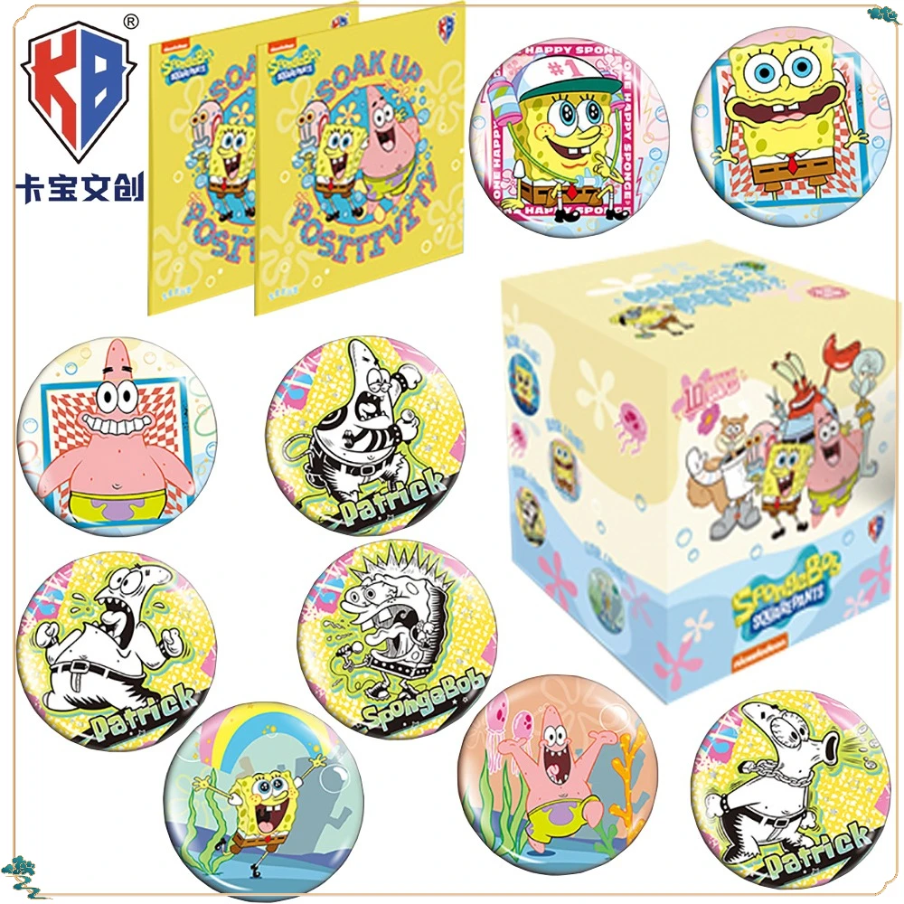 

New Original Kabao SpongeBob SquarePants Anime Peripheral Popular Characters Badge Cartoon Unique Design Brooches Surprise Gifts