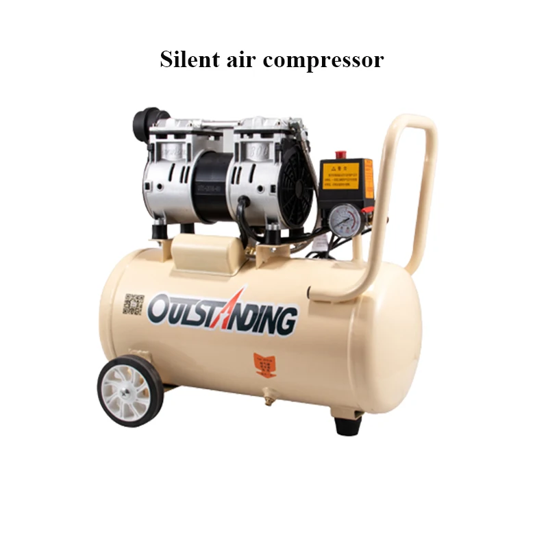 Silent Air Compressor Oil-free Air Pump High Pressure Air Compressor Dental Woodworking Spray Painting Air Pump