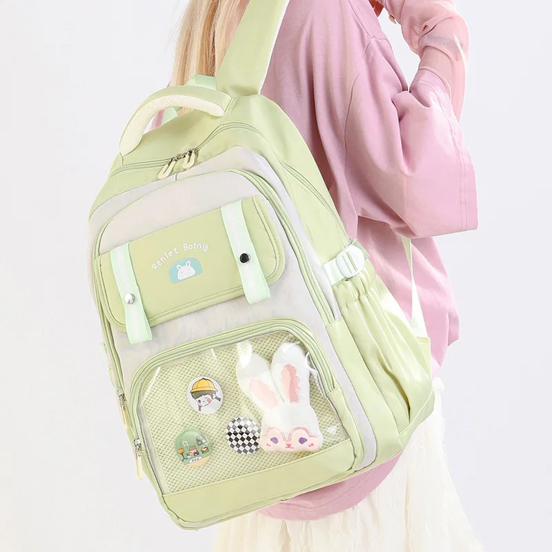 

Children School Bags for Teenagers Girls Large capacity Cute School Students Backpack Waterproof Kids Book Bag Travel Backpack