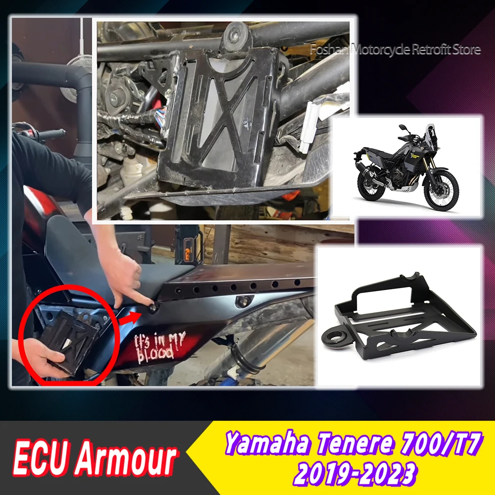 

For Yamaha Tenere 700 T7 Motorcycle Modifications Accessories 2019 2020 2021 2022 2023 Tenere700 T 7 ECU Armour Parts