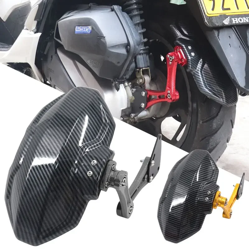 Motorcycle Rear Mudguard CNC Aluminium Carbon Fiber Printed Moto Rear Fender Motorbike Plasti