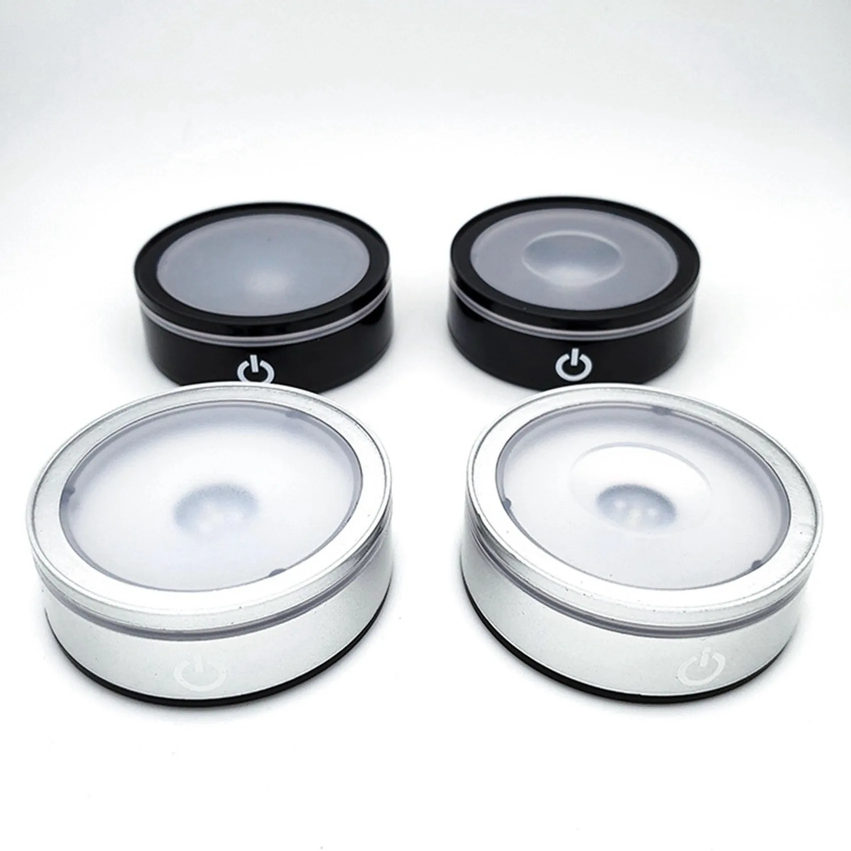 

Светодиодная подставка ABJI-2X с сенсорным управлением, круглая, разноцветная, для 3D-фоторамок из хрустального стекла, серебристая, вогнутая