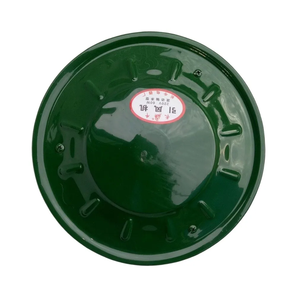 Induced Draft Fan for Home Chimney Systems - 22x22x22cm Green Iron For Exhaust Fan Quiet Smoke Removal Efficient