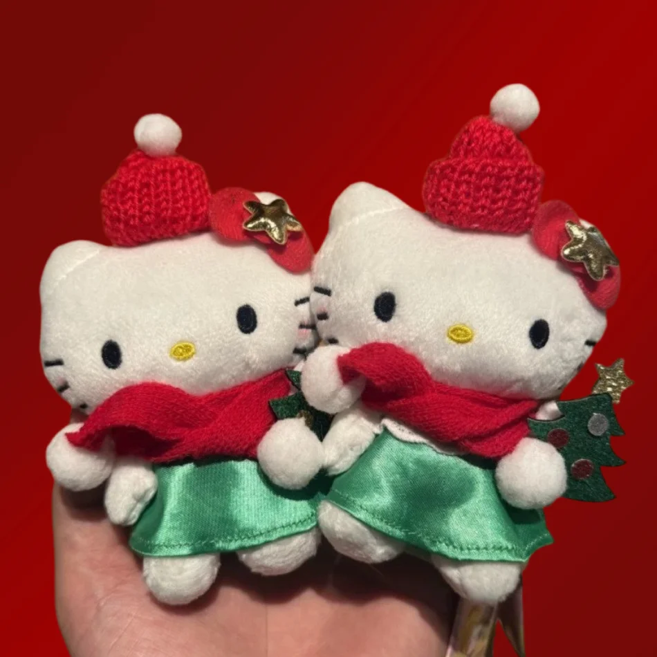 

Хэллоуин Рождественские украшения куклы My Melody Kuromi Cinnamoroll Kt Cat плюшевая игрушка маленький кулон мягкие игрушки брелки подарки