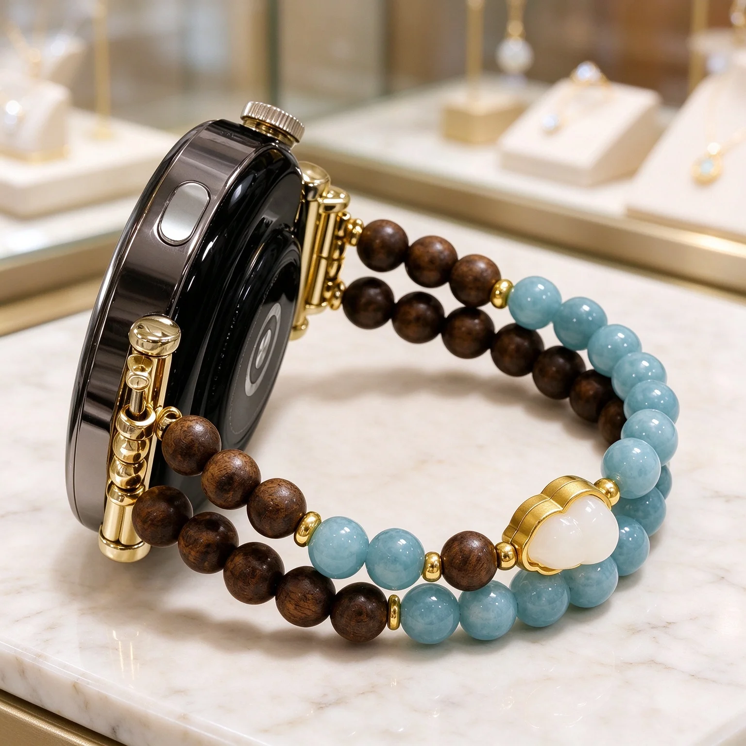 Premium niche metal watch strap suitable for HW Watch Fit3/Fit4 straps and HW Band 8/9/10NFC handmade straps