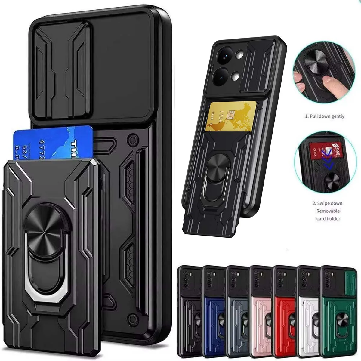Robuste Schutzhülle für Xiaomi Mi Poco X8 Pro Max mit Kartenhalter-Slot-Abdeckung für Mi Poco X8 Pro.