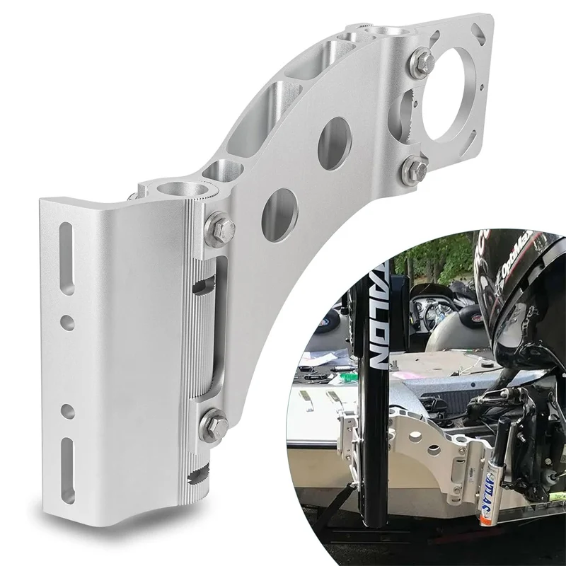 

1810340 Боковой адаптер Talon, кронштейны для адаптера Jack Plate, крепление адаптера для анкера для мелкой воды Talon для порта или звездовой платы