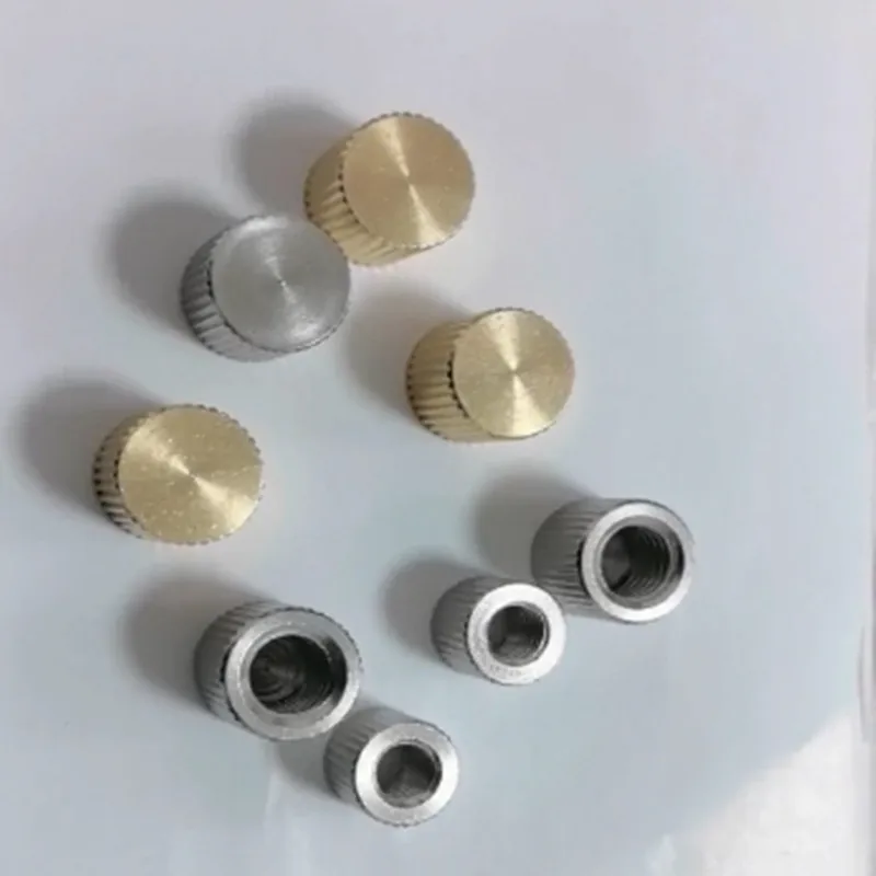 10PCS M2 M2.5 M3 M4 M5 M6 M8 Stainless Steel Knurled small head round blind end hand thumb Nut