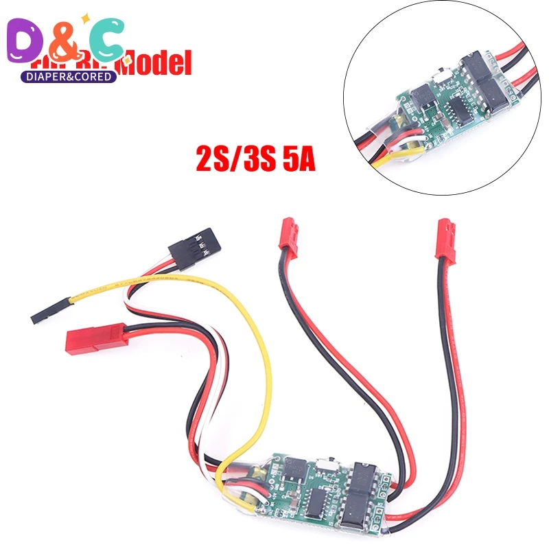 1 ชิ้น Dual Way แบบสองทิศทางแปรงควบคุมความเร็วสําหรับรุ่น Rc เรือ/ถังแปรงมอเตอร์อะไหล่