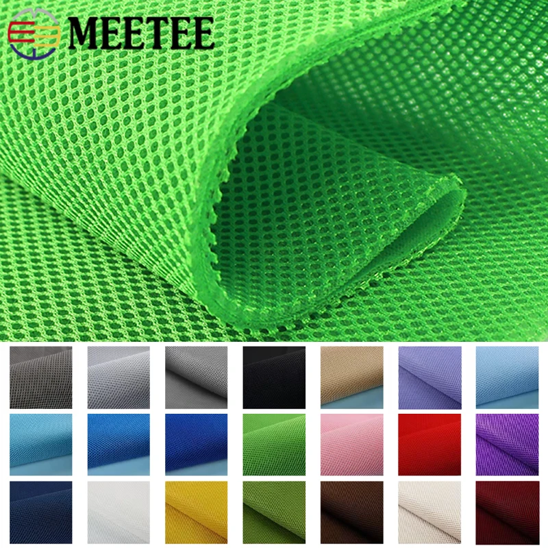 

50/100x150cm Breathable Sandwich Mesh Fabric Spacer Net Cloth for Backpack Seat Pad Bag Lining Fabrics DIY Sewing Accessories