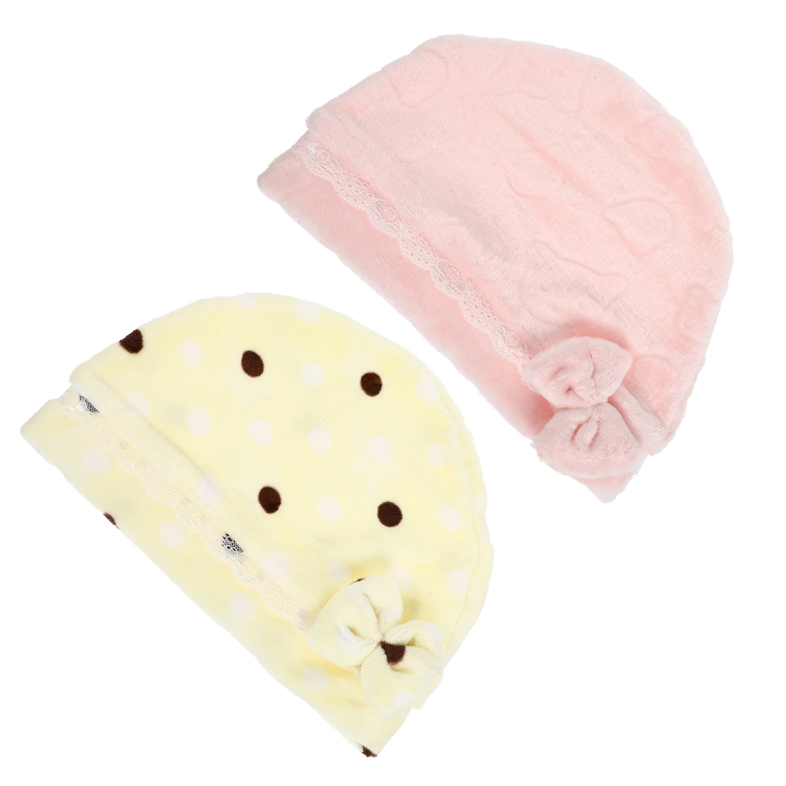 2 Pcs Hats Women's Beanie Confinement Female Woman Turban Headscarf Postpartum Caps Miss