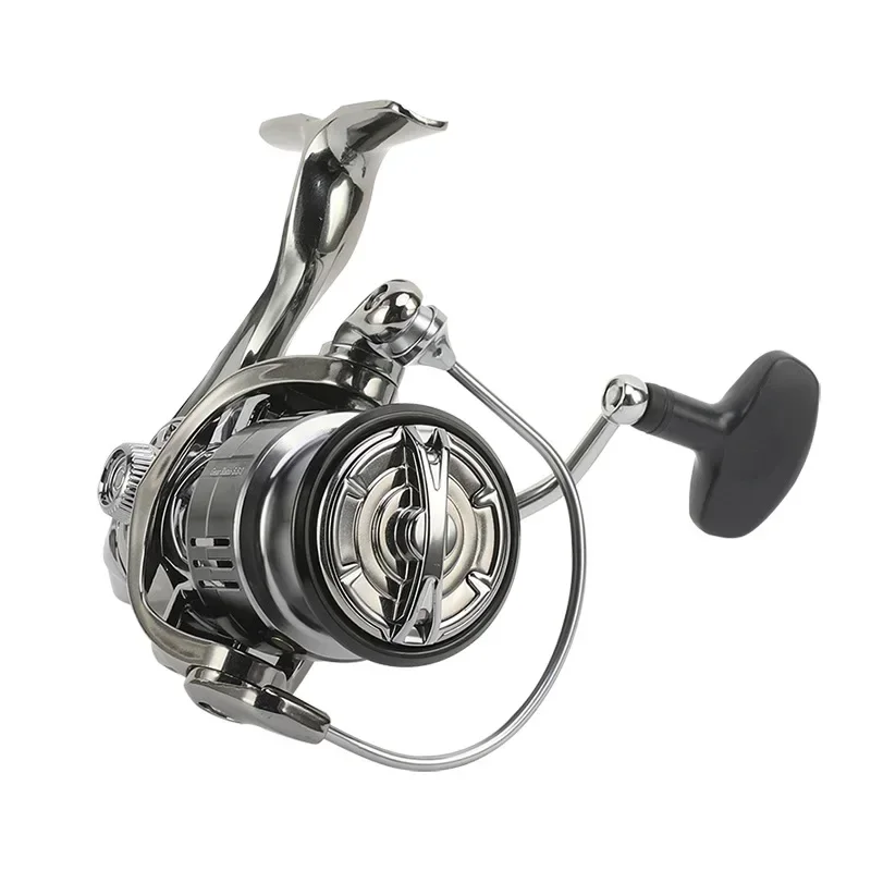 Spinning wheel All-metal no-gap anti-seawater long-throw sea fishing Screw-in rocker fishing wheel