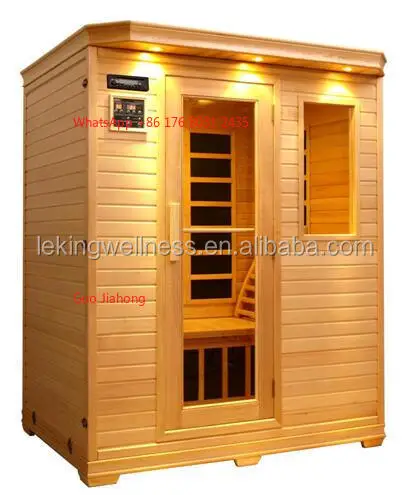 

Modern Design 3 Person Full Spectrum Infared Sauna Room Far- Sauna Room with Control Panel Sauna
