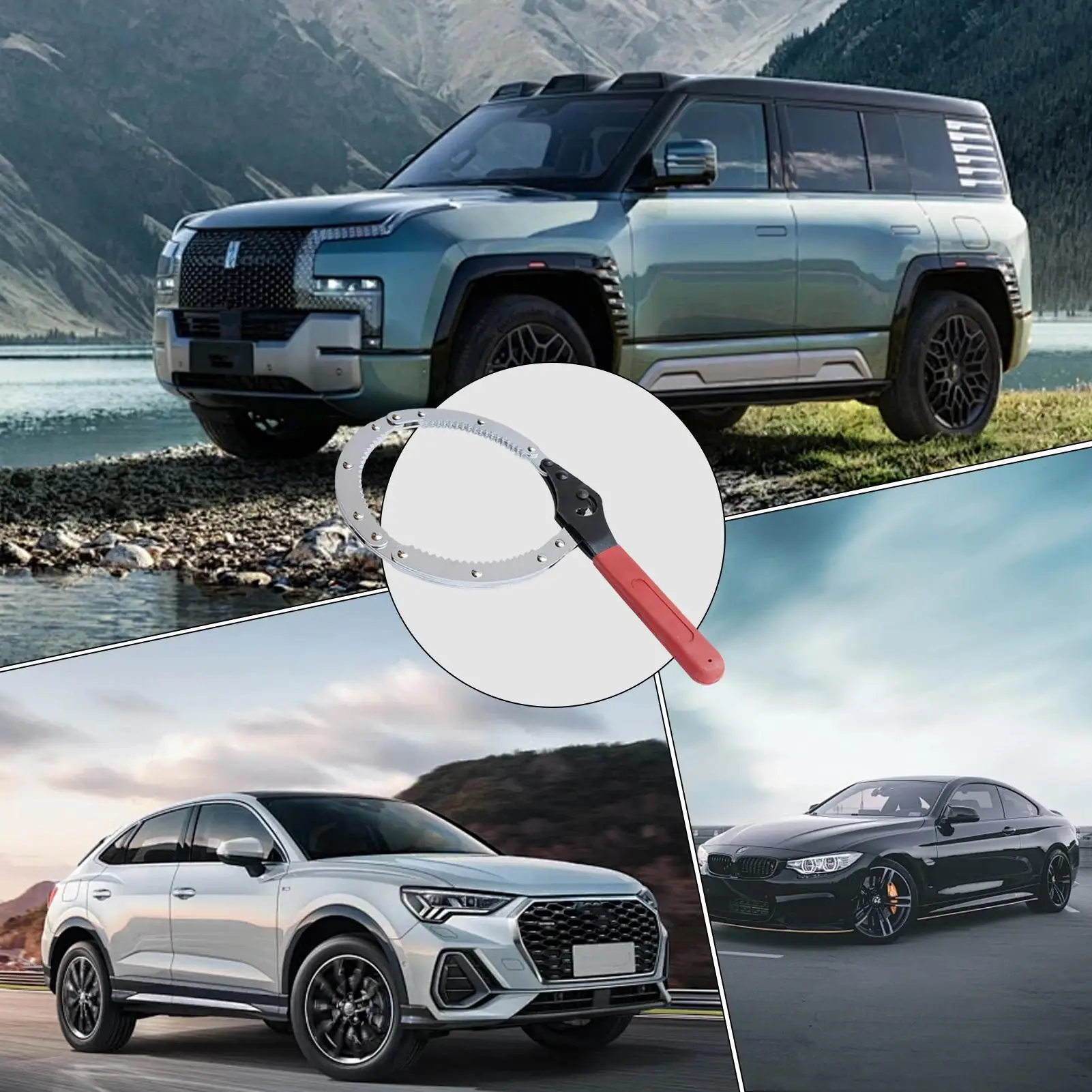 Chain Wrench Tool Heavy Duty Alloy Steel Car Repair Tool Automotive Chain Pipe Wrench For Mechanics Plumbers Home Improvement