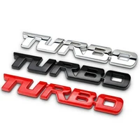 Car Sticker Turbocharged Turbo Metal Alloy 3D Badge Car Modification Accessories Rear Marked Side Marking Decorative Car-Sticker 5