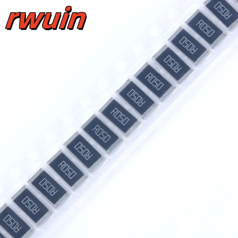 100pcs/10pcs 0.05ohm 2512 SMD Resistor 1W 0.05 ohm 0.05R R050 1% Chip Resistance High Precision