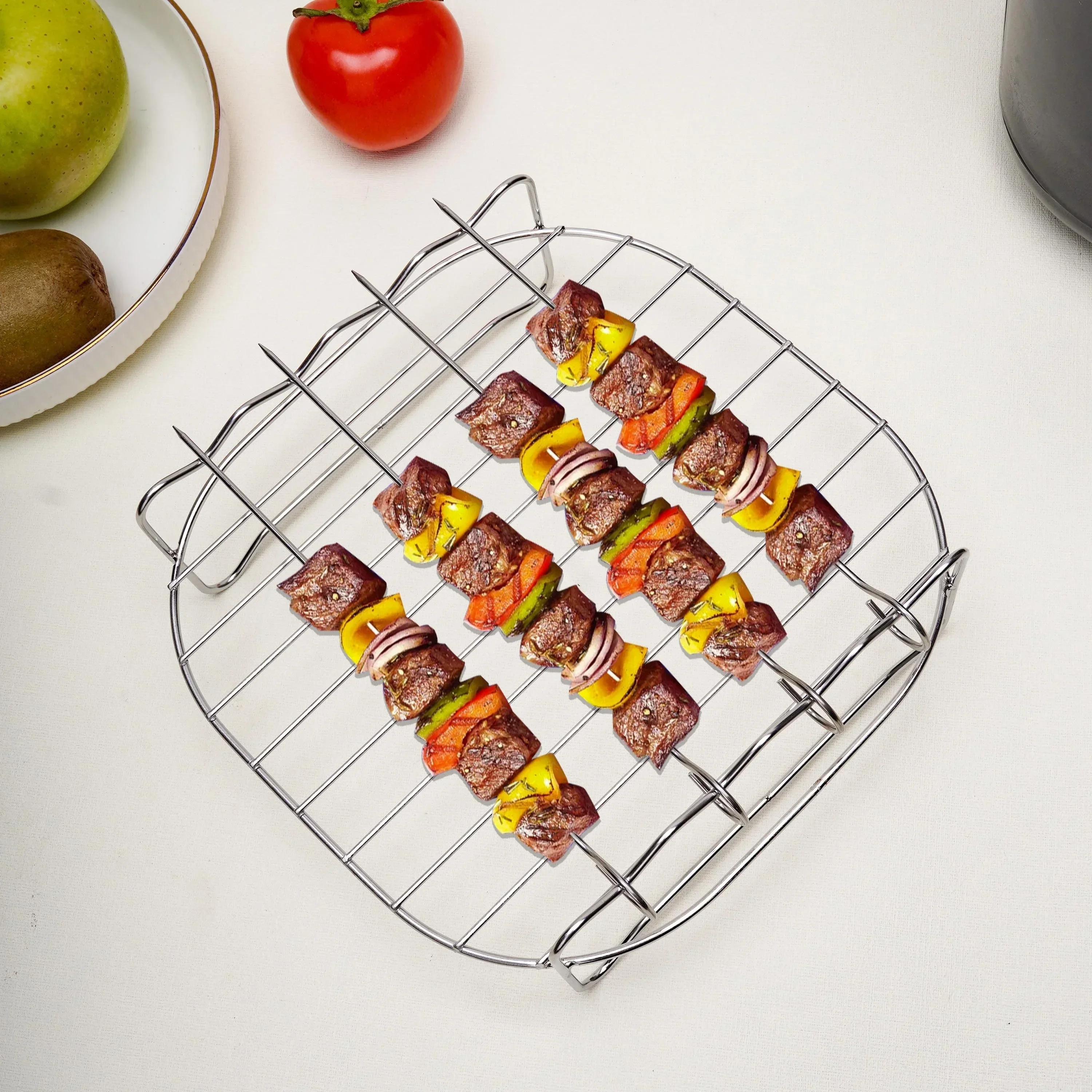 Air Fryer Double Layer Rack, Air Fryer Accessories Multi-purpose Rack