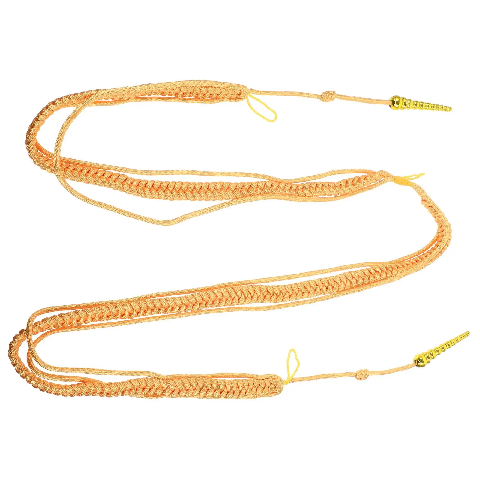 

Gold Aiguillette Shoulder Cord Epaulets Braided Uniform Decorative Rope Clothing Man Accessories Stage Performance Security