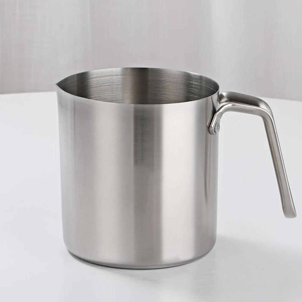 

1pc Large Capacity Filter Stainless Steel Grease Container Strainer Anti-Scald Handle Oil Storage Can Kitchen Gadget Grease