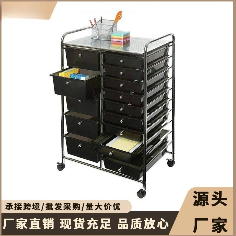 Multi-layer Drawer Storage Cart, Wheeled Organizer for Tools, Toys in Home, Bedroom and Office