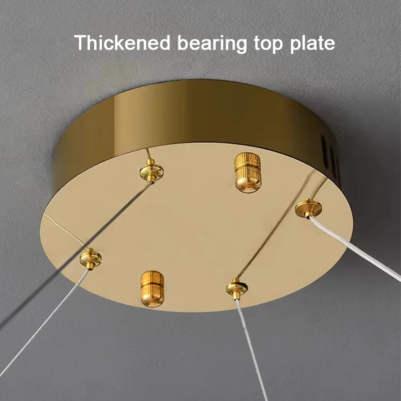 Modern Luxury LED Crystal Pendant Lights Living Dining Room Lighting Lustre Decor Ceiling Chandelier Lamp Indoor Lights Fixture