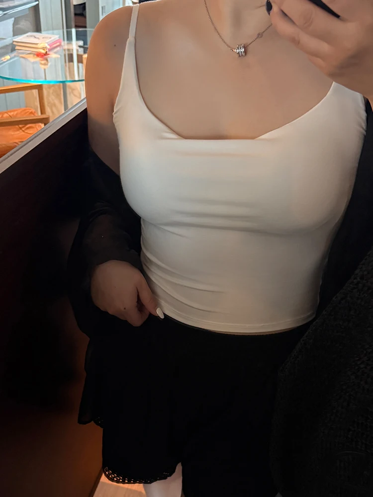 Plus Size Damenmode Pure Desire Sle Square Collar Strapl Bal Bra Built-In Outdoor Wearable Base Layer Strap