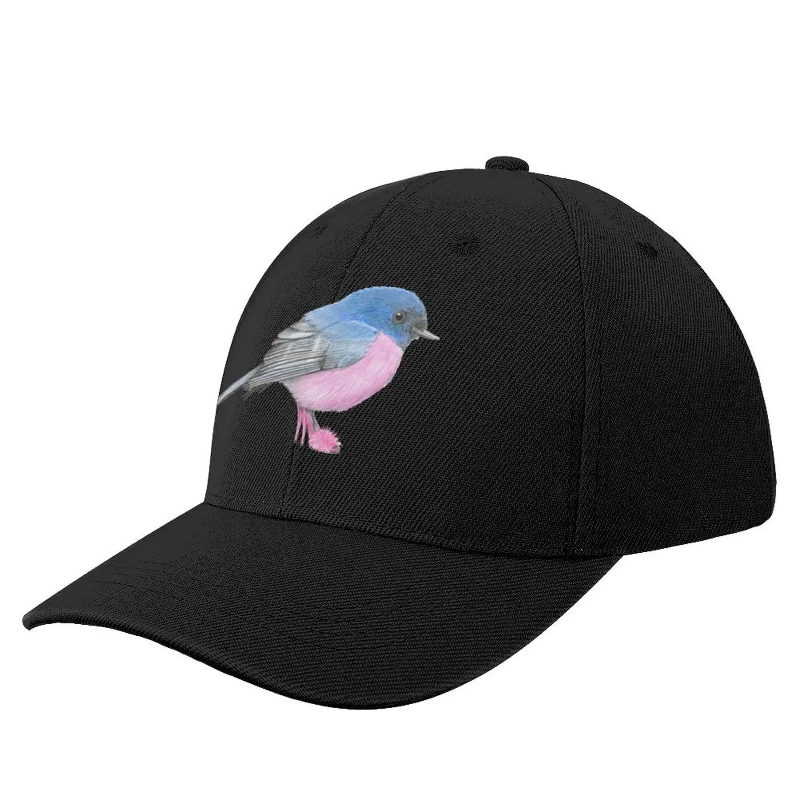 Pink Robin in Marabou Slippers Baseball Cap Sports Cap Hat Man Luxury Luxury Man Hat Visor Elegant Women's Hats Men's