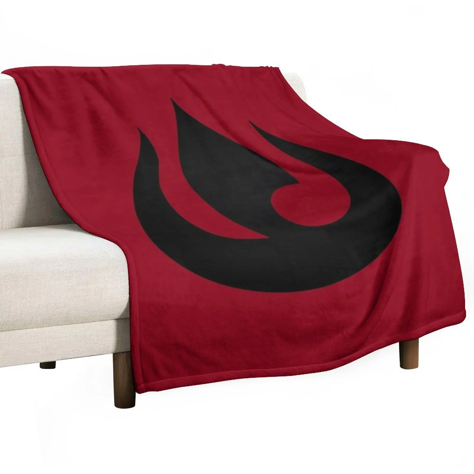 Fire Nation Logo Throw Blanket Luxury Designer Blanket Luxury Blanket Fluffy