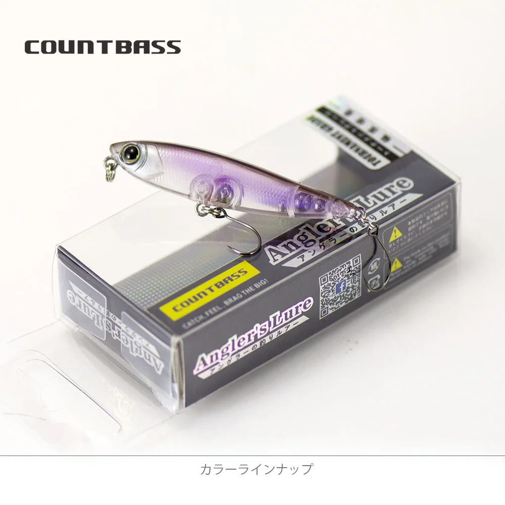 COUNTBASS Wobbler Topwater 55mm 2-3/16" 3g 1/8 oz. Schwimmender Köder, Bleistiftstopfen, Angler-Angelköder, La Peche Au Leurre Hardbaits – Detail 23