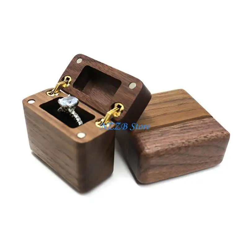 

T21F портативная коробка для колец кольцо для чехла для предложения свадебная церемония держатель для ювелирных изделий из для с